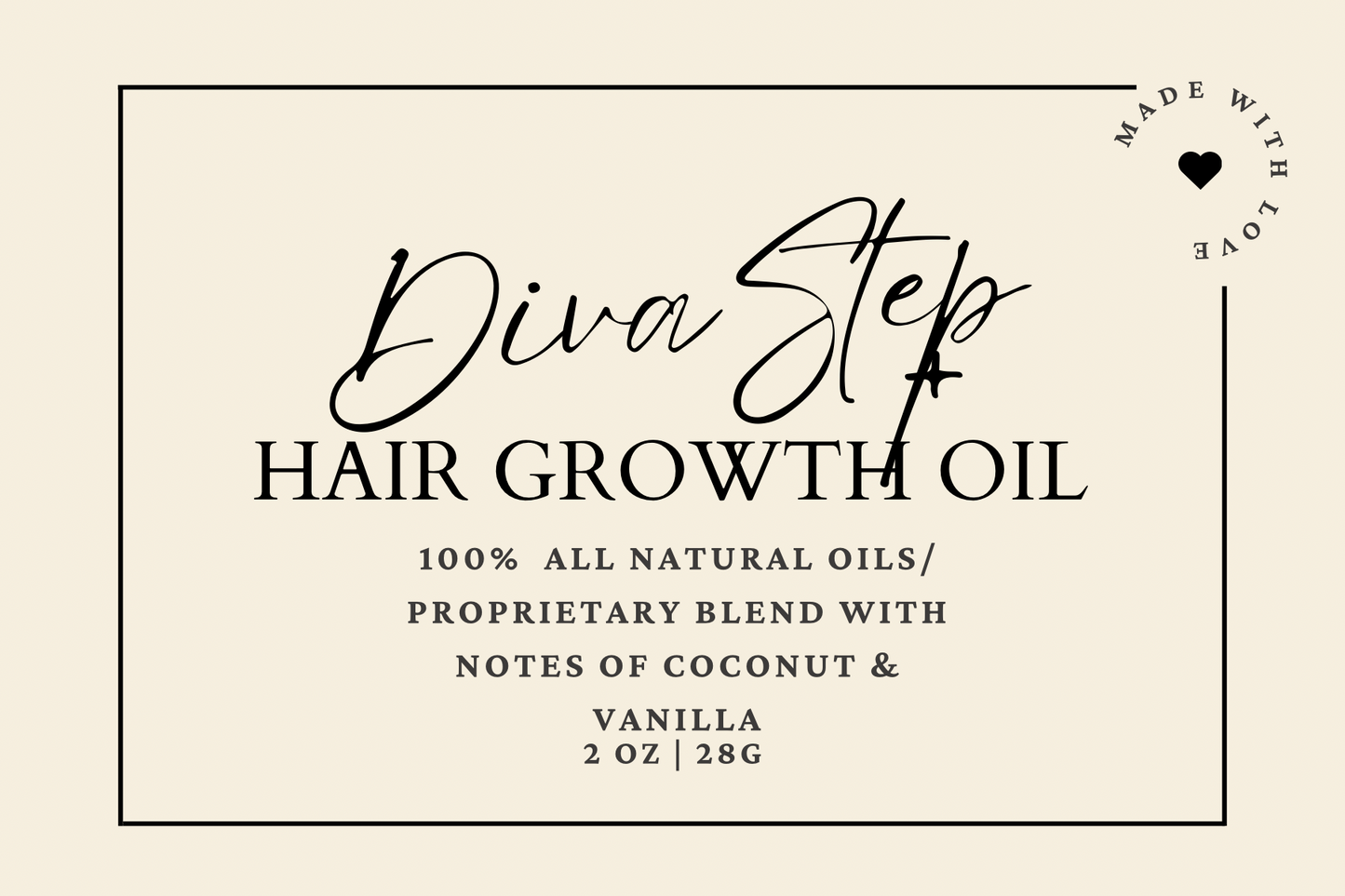 DIVA~ HAIR GROWTH OIL